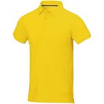 Calgary short sleeve men's polo, yellow Yellow | XS