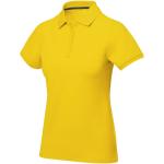 Calgary short sleeve women's polo, yellow Yellow | XS