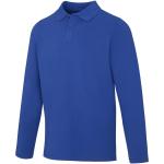 Calgary 180 g/m2 long sleeve men's polo, aztec blue Aztec blue | XS