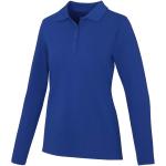 Calgary 180 g/m2 long sleeve women's polo, aztec blue Aztec blue | XS