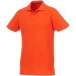 Helios short sleeve men's polo, orange Orange | L