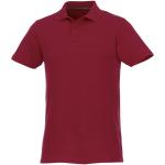 Helios short sleeve men's polo, burgundy Burgundy | XS