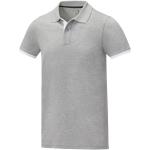 Morgan short sleeve men's duotone polo, heather smoke Heather smoke | XS