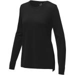 Merrit Pullover mit Rundhalsausschnitt für Damen, schwarz Schwarz | 2XL