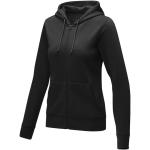 Theron women’s full zip hoodie, black Black | XS