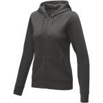 Theron women’s full zip hoodie, graphite Graphite | XS