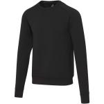 Yukon 350 g/m² Sportpullover mit Rundhalsausschnitt und Interlock Strick Unisex, schwarz Schwarz | XXS