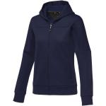 Nubia women's performance full zip knit jacket, navy Navy | S