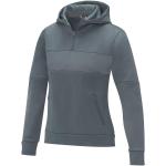 Sayan Kapuzenpullover mit halbem Reißverschluss für Damen, grau Grau | L