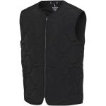 Quarz GRS-recycelte Thermoweste Unisex, schwarz Schwarz | XXS