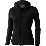 Brossard women's full zip fleece jacket, black Black | XS