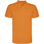 Monzha short sleeve kids sports polo, fluor orange Fluor orange | 4