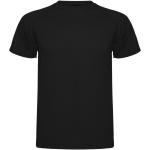 Montecarlo short sleeve kids sports t-shirt, black Black | 4