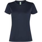 Slam short sleeve women's sports t-shirt, Navy Navy | 5XL