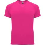 Bahrain short sleeve men's sports t-shirt, fluor pink Fluor pink | L