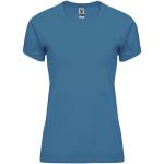 Bahrain 135 g/m2 short sleeve women's sports t-shirt, moonlight blue Moonlight blue | L