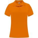 Monzha 150 g/m² short sleeve women's sports polo, fluor orange Fluor orange | L