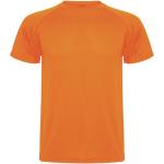 Montecarlo 150 g/m² short sleeve men's sports t-shirt, fluor orange Fluor orange | L