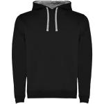 Urban men's hoodie, black, marl grey Black, marl grey | XS