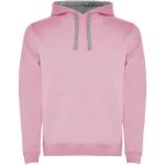 Urban men's hoodie, bright pink, marl grey Bright pink, marl grey | L