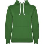 Urban 280 g/m² Kapuzenpullover für Damen, Kelly Grün, Weiss Kelly Grün, Weiss | L