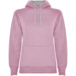 Urban women's hoodie, bright pink, marl grey Bright pink, marl grey | L