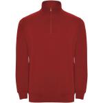 Aneto Pullover mit Viertelreißverschluss, rot Rot | L