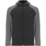 Minsk unisex hybrid insulated jacket, heather black, black Heather black, black | L