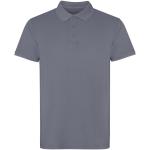 Cobain short sleeve unisex polo, dark grey Dark grey | XS