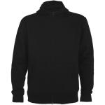 Montblanc unisex full zip hoodie, black Black | L