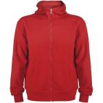 Montblanc 280 g/m² unisex full zip hoodie, red Red | 2XL