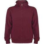 Montblanc unisex full zip hoodie, garnet Garnet | L