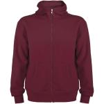 Montblanc 280 g/m² unisex full zip hoodie, cardinalred Cardinalred | XS