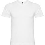 Samoyedo short sleeve men's v-neck t-shirt, white White | L