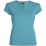 Belice 200 g/m² short sleeve women's t-shirt, turqoise Turqoise | XL