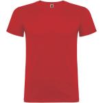 Beagle short sleeve men's t-shirt, red Red | XS
