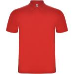 Austral short sleeve unisex polo, red Red | L