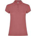 Star short sleeve women's polo, chrysanthemum red Chrysanthemum red | L