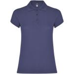 Star Poloshirt für Damen, Jeansblau Jeansblau | L