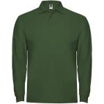 Estrella long sleeve men's polo, dark green Dark green | L