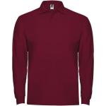 Estrella long sleeve men's polo, garnet Garnet | L