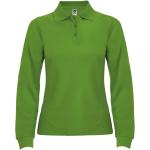 Estrella 220 g/m² long sleeve women's polo, apple green Apple green | L