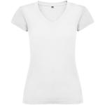 Victoria T-Shirt mit V-Ausschnitt für Damen, weiß Weiß | L