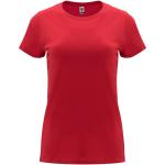Capri T-Shirt für Damen, rot Rot | L