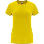 Capri T-Shirt für Damen, gelb Gelb | L