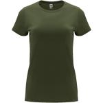 Capri T-Shirt für Damen, Venture green Venture green | L