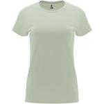 Capri T-Shirt für Damen, Nebelgrün Nebelgrün | L
