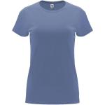 Capri T-Shirt für Damen, Jeansblau Jeansblau | L