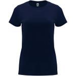 Capri short sleeve women's t-shirt, navy Navy | L
