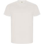 Golden short sleeve men's t-shirt, vintage white Vintage white | L